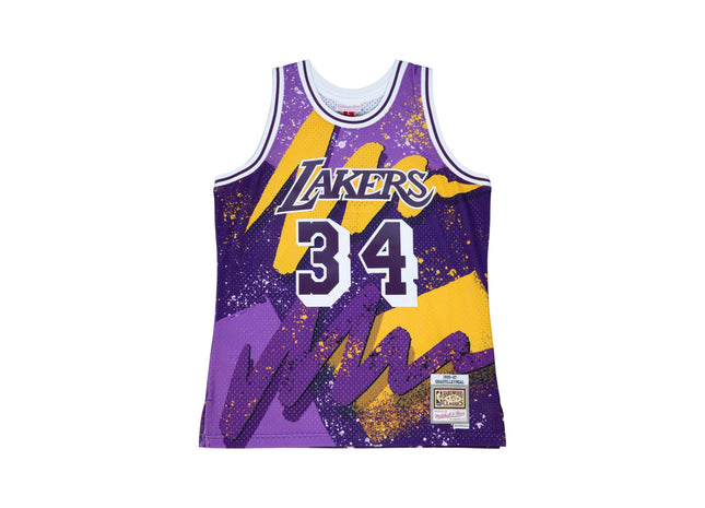 Men Hyper Hoops Swingman Shaquille O'Neal Los Angeles Lakers 1996-97 Jersey