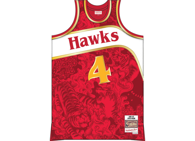 Men Water Tiger Men Atlanta hawks  shorts