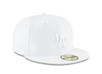 LOS ANGELES DODGERS WHITEOUT BASIC 59FIFTY FITTED