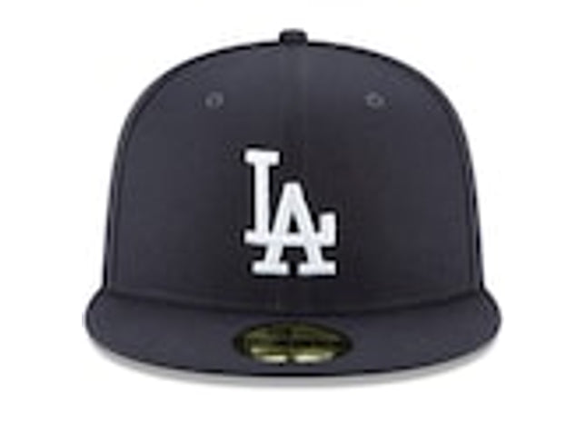 Los Angeles Dodgers New Era Fashion Color Basic 59FIFTY Fitted Hat - Navy