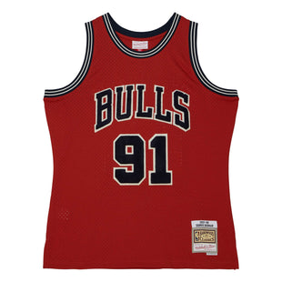 Off Court Chenille Swingman Dennis Rodman Chicago Bulls 1997-98 Jersey
