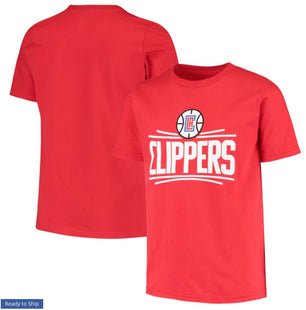 Youth LA Clippers Plain T-shirt