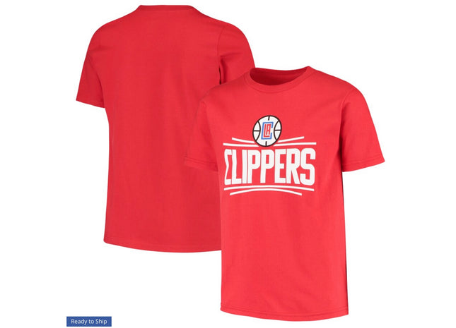 Youth LA Clippers Plain T-shirt