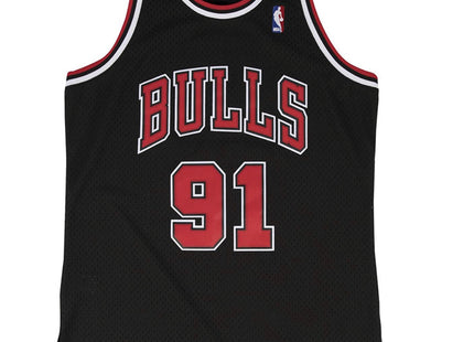 Women Dennis Rodman Chicago Bulls Mitchell & Ness Swingman Jersey Black
