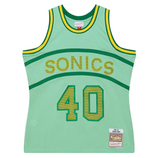 Men Space Knit Swingman Shawn Kemp Seattle Supersonics 1994-95 Jersey