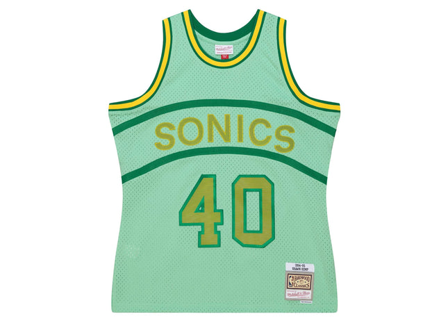 Men Space Knit Swingman Shawn Kemp Seattle Supersonics 1994-95 Jersey