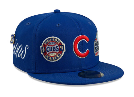 Men's Chicago Cubs New Era Royal Historic World Series Champions 59FIFTY Fitted Hat