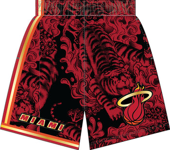 Men Water Tiger Men Miami Heat shorts