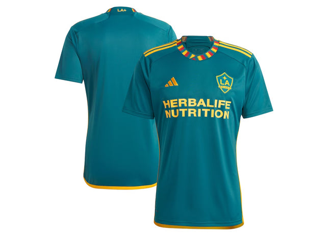 Men's LA Galaxy adidas Green 2023 LA Kit game Jersey