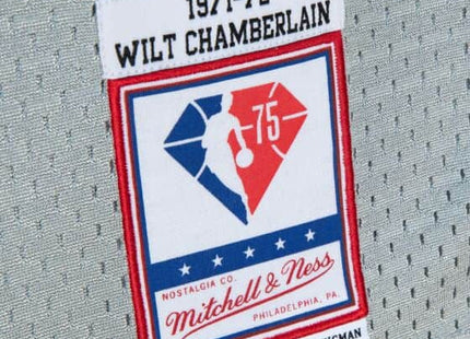 Men 75th chamberlain Silver Swingman Los Angeles Lakers 1971-72 Jersey