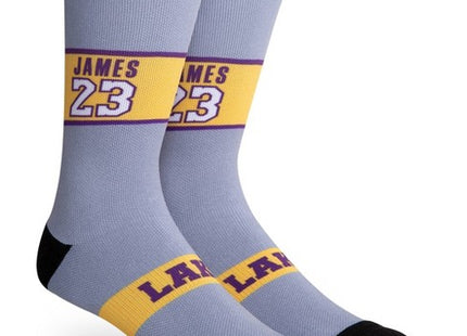 PKWY Los Angeles Lakers Hi Wire Lebron James socks