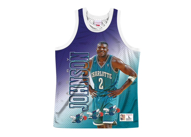 Behind The Back Tank Larry Johnson Charlotte Hornets
