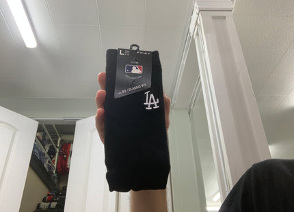 LA Dodgers emb crew socks