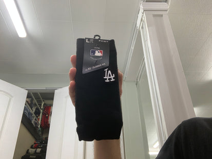 LA Dodgers emb crew socks